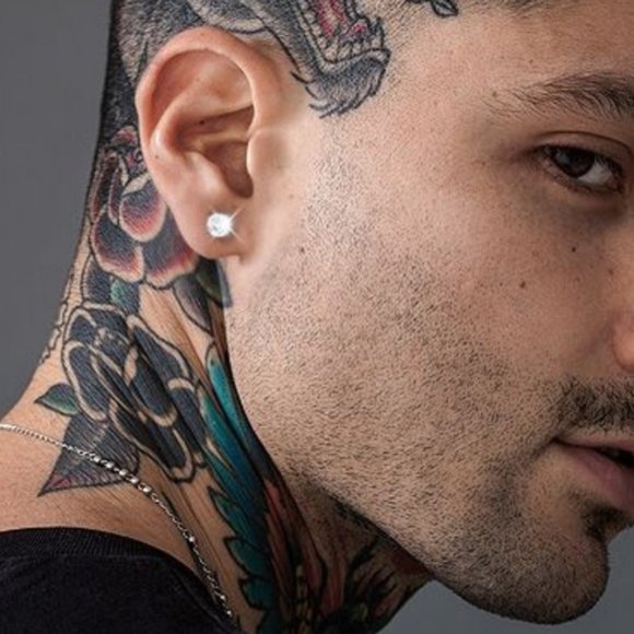 4-8mm 0.84-2Ct Round Cut Simulated Diamonds Back Screw-in Silver Studs Earrings - Picture 3 of 16